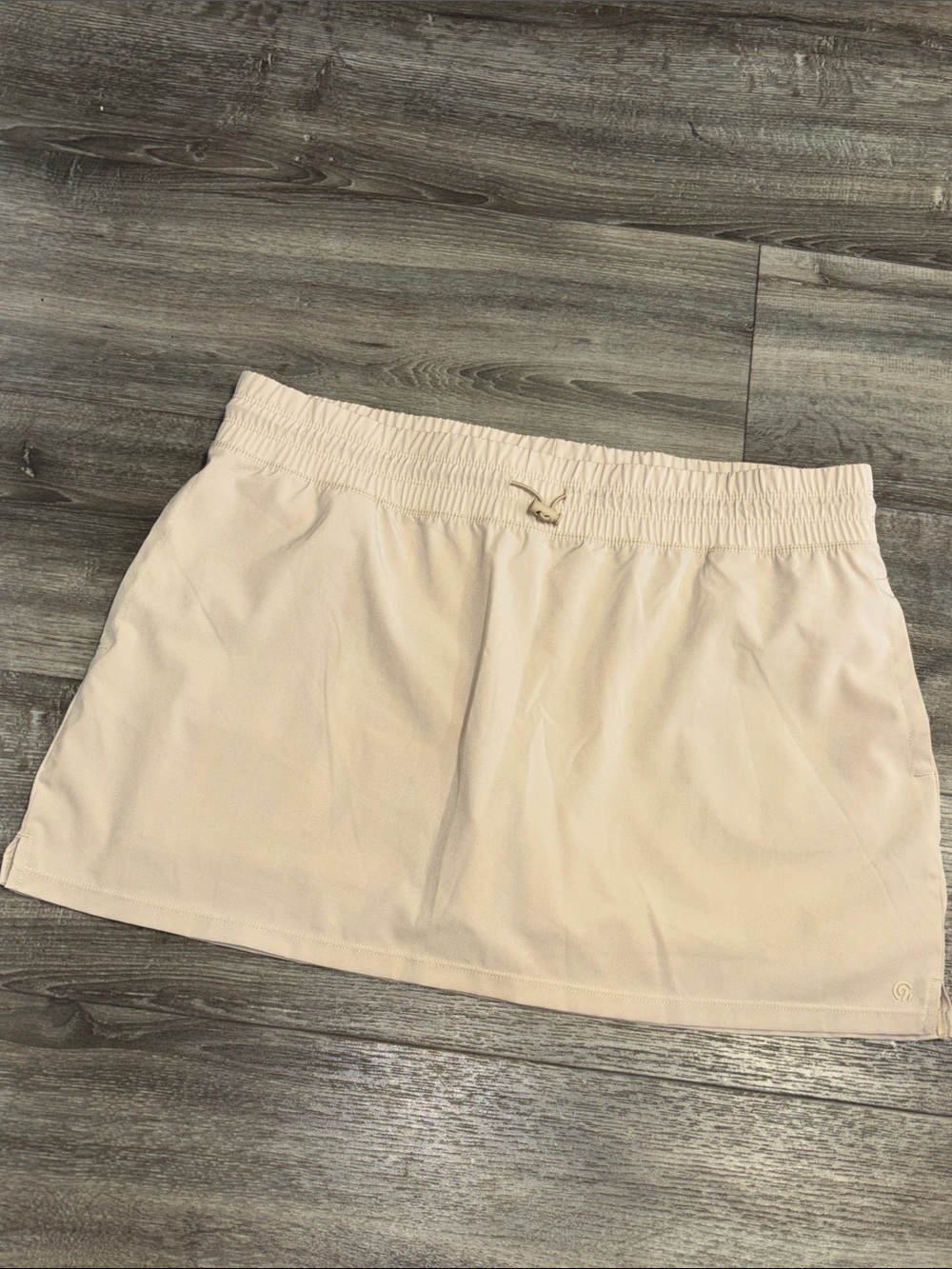 Champion Everyday Elastic Waist Cream Skort, sz XL